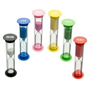 1x Sand Timer Hourglass Board Games Tea Cooking Glass 30 sec 1/2/3/5/10 minute