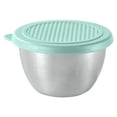 thumbnail image 1 of 1x Sauce Cup with Lid,Salad Dressing Container To Go,Small Condiment Cups for Picnics Travel Meal Prep Kitchen Storage,2.7 oz Reusable Small Condiment Containers with Leakproof Silicone Lids,Green, 1 of 4