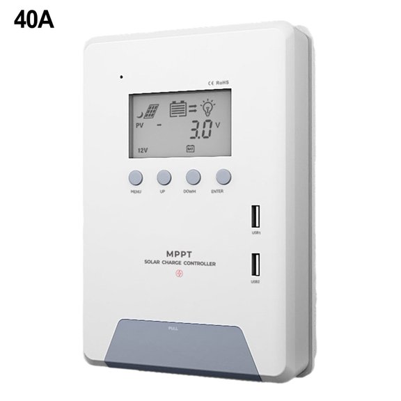 1x Solar Controller 800W (12V) 1600W (24V) 3200W (48V) For-MPPT For-Solar Controller Photovoltaic Charging 60A Home Intelligent