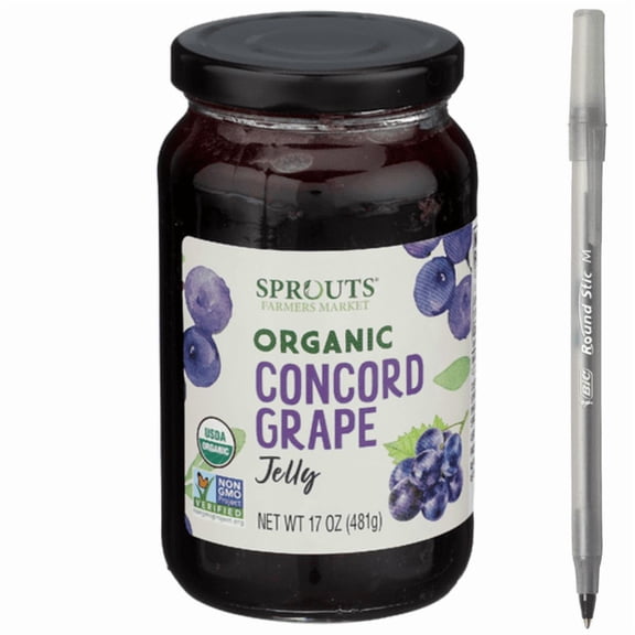 1x Sprouts Organic Concord Grape Jelly with pan