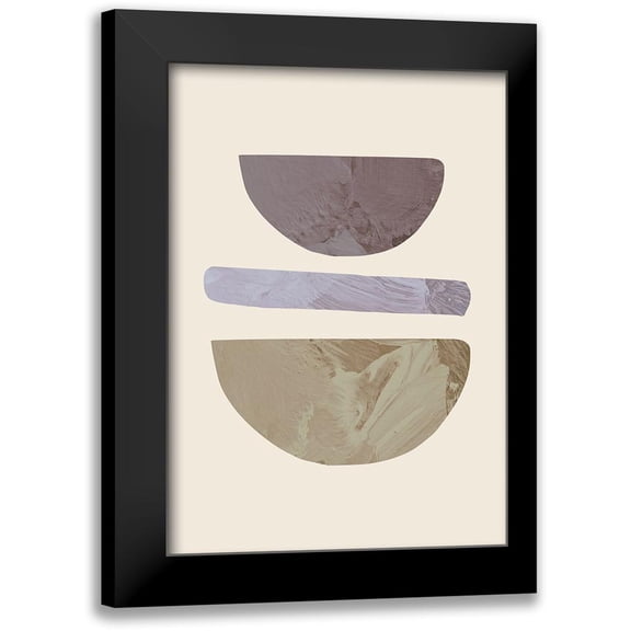 1x Studio 11x14 Black Modern Framed Museum Art Print Titled - Collage 01