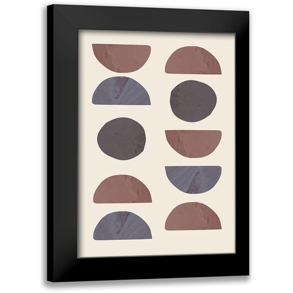 1x Studio 11x14 Black Modern Framed Museum Art Print Titled - Collage 04