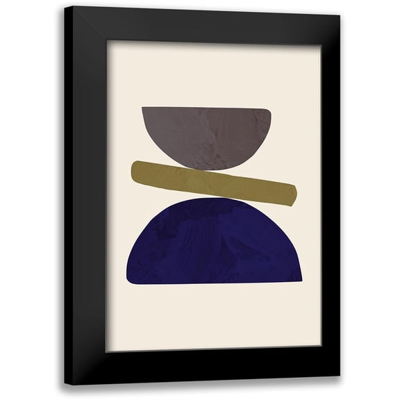 1x Studio 11x14 Black Modern Framed Museum Art Print Titled - Collage 05