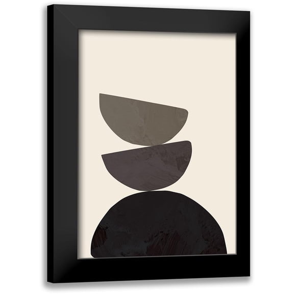 1x Studio 11x14 Black Modern Framed Museum Art Print Titled - Collage 08