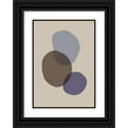 thumbnail image 1 of 1x Studio 11x14 Black Ornate Wood Framed with Double Matting Museum Art Print Titled - Organic Shapes 05, 1 of 4