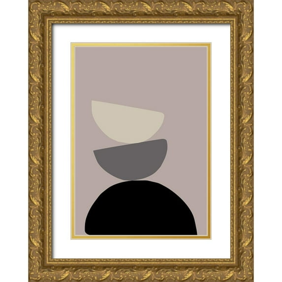 1x Studio 11x14 Gold Ornate Wood Framed with Double Matting Museum Art Print Titled - The Tower