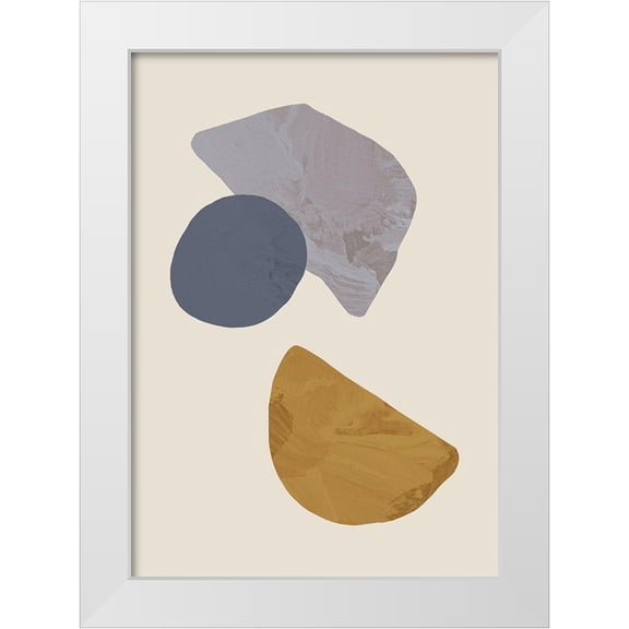 1x Studio 11x14 White Modern Wood Framed Museum Art Print Titled - Collage 03