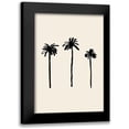 thumbnail image 1 of 1x Studio 14x18 Black Modern Framed Museum Art Print Titled - Palm Trees, 1 of 5