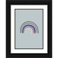 thumbnail image 1 of 1x Studio 24x32 Black Ornate Wood Framed with Double Matting Museum Art Print Titled - Rainbow Blue, 1 of 4
