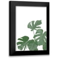 thumbnail image 1 of 1x Studio II 11x14 Black Modern Framed Museum Art Print Titled - Monstera Aqua 04, 1 of 5