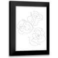 thumbnail image 1 of 1x Studio II 11x14 Black Modern Framed Museum Art Print Titled - Three Roses, 1 of 5
