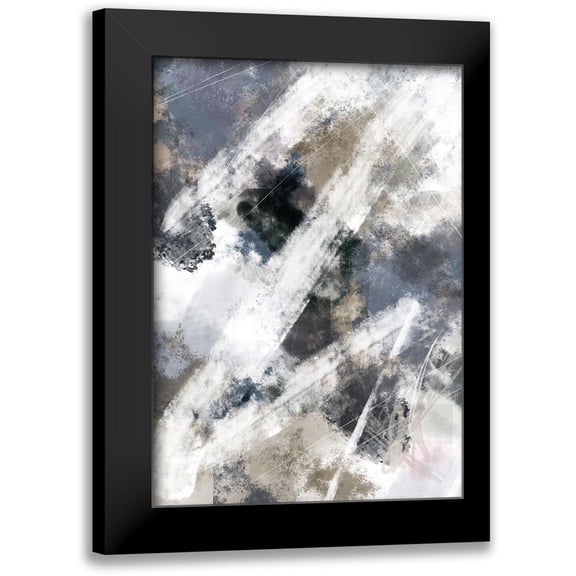 1x Studio II 11x14 Black Modern Framed Museum Art Print Titled - Zig Zag