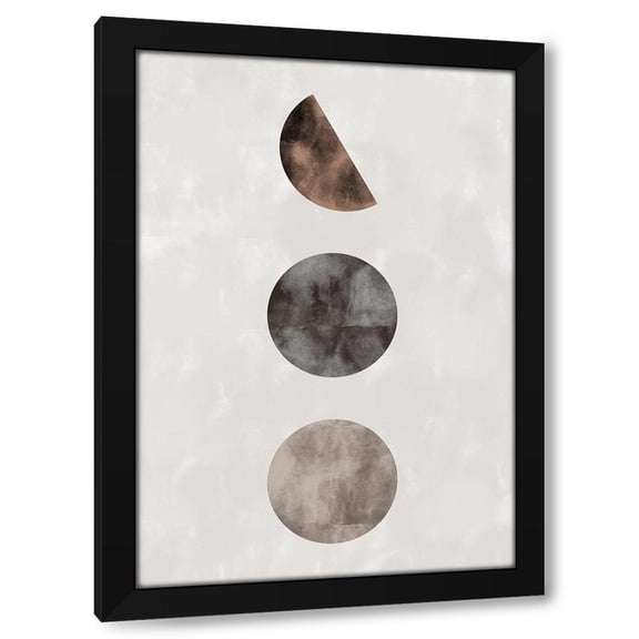 1x Studio II 11x14 Black Modern Wood Framed Wall Art Titled - geo_3 amigos_002_brown