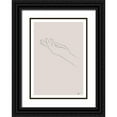thumbnail image 1 of 1x Studio II 11x14 Black Ornate Wood Framed with Double Matting Museum Art Print Titled - Hand Drawing, 1 of 4