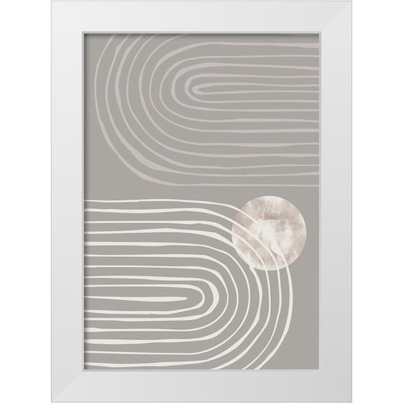 1x Studio II 11x14 White Modern Wood Framed Museum Art Print Titled - Arch_dark_001-01
