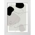 thumbnail image 1 of 1x Studio II 11x14 White Modern Wood Framed Museum Art Print Titled - Shapes Autograph, 1 of 4