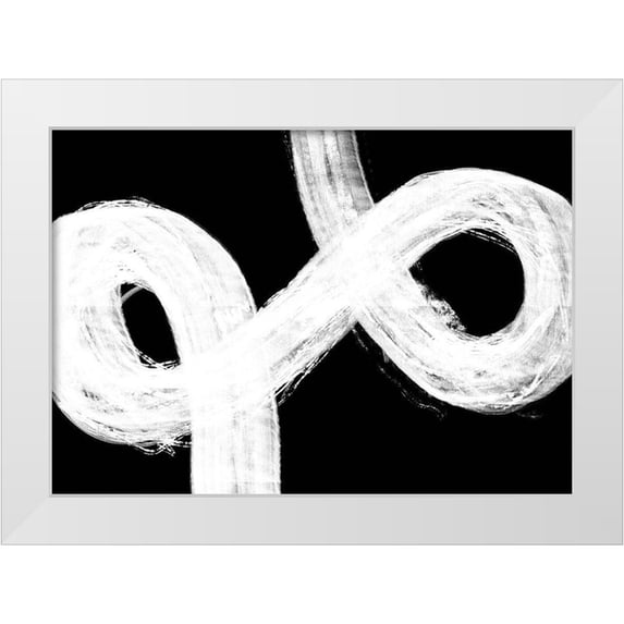 1x Studio II 14x11 White Modern Wood Framed Museum Art Print Titled - Negative Omega