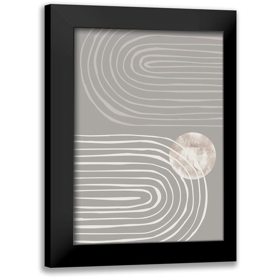 1x Studio II 14x18 Black Modern Framed Museum Art Print Titled - Arch_dark_001-01