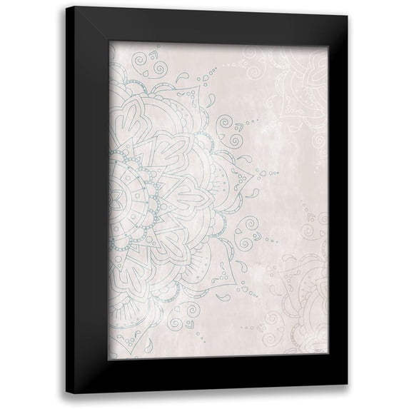 1x Studio II 14x18 Black Modern Framed Museum Art Print Titled - Mandala Close