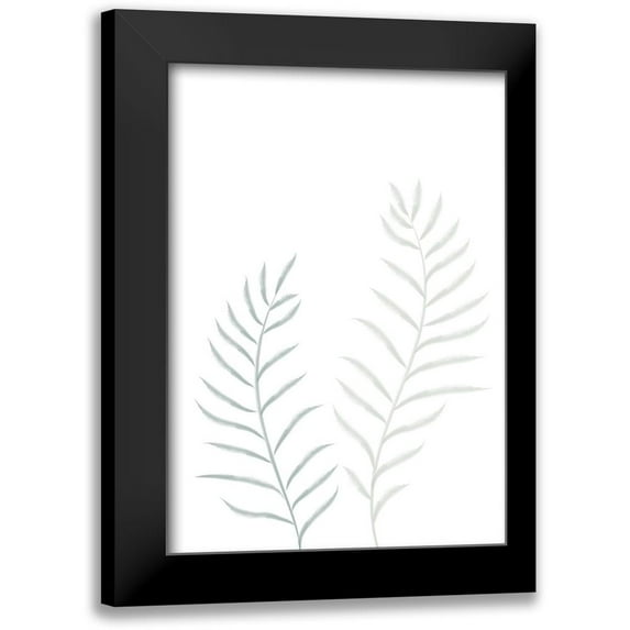 1x Studio II 14x18 Black Modern Framed Museum Art Print Titled - Pale Plants