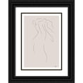 thumbnail image 1 of 1x Studio II 14x18 Black Ornate Wood Framed with Double Matting Museum Art Print Titled - Woman Sketch, 1 of 4