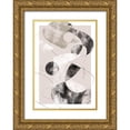 thumbnail image 1 of 1x Studio II 14x18 Gold Ornate Wood Framed with Double Matting Museum Art Print Titled - Shapes Shatters, 1 of 4