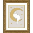 thumbnail image 1 of 1x Studio II 14x18 Gold Ornate Wood Framed with Double Matting Museum Art Print Titled - The Rabbit, 1 of 4