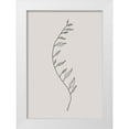 thumbnail image 1 of 1x Studio II 14x18 White Modern Wood Framed Museum Art Print Titled - Wavy Branch Black, 1 of 4