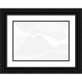 thumbnail image 1 of 1x Studio II 18x14 Black Ornate Wood Framed with Double Matting Museum Art Print Titled - Mountain Waves Light Gray, 1 of 4