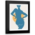 thumbnail image 1 of 1x Studio II 18x24 Black Modern Framed Museum Art Print Titled - Blue Woman, 1 of 5