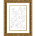 thumbnail image 1 of 1x Studio II 18x24 Gold Ornate Wood Framed with Double Matting Museum Art Print Titled - A Million Roses, 1 of 4