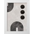 thumbnail image 1 of 1x Studio II 18x24 White Modern Wood Framed Museum Art Print Titled - Arch_drops_001, 1 of 4