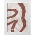 thumbnail image 1 of 1x Studio II 24x32 White Modern Wood Framed Museum Art Print Titled - Abstract Fuzz, 1 of 4