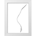 thumbnail image 1 of 1x Studio II 24x32 White Modern Wood Framed Museum Art Print Titled - Back Line, 1 of 4