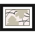 thumbnail image 1 of 1x Studio II 32x23 Black Ornate Wood Framed with Double Matting Museum Art Print Titled - Flower wall 02, 1 of 4