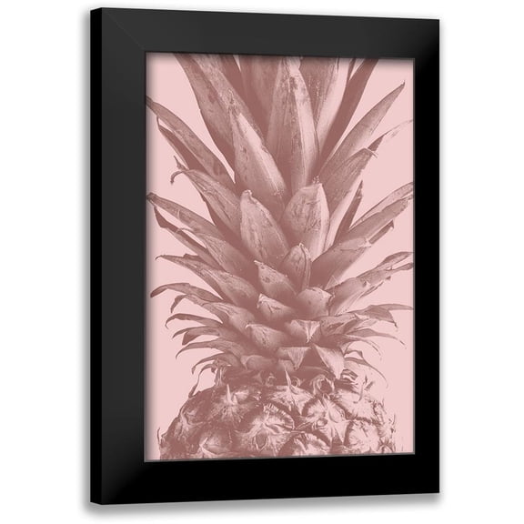 1x Studio III 11x14 Black Modern Framed Museum Art Print Titled - Pineapple Close Up 01