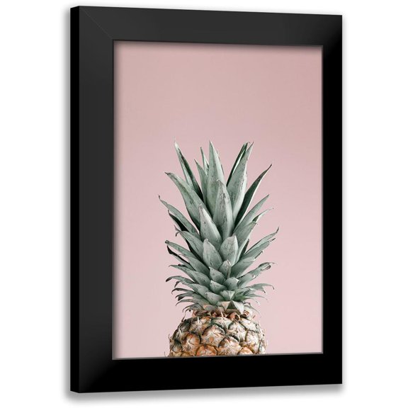 1x Studio III 11x14 Black Modern Framed Museum Art Print Titled - Pineapple Pink 01