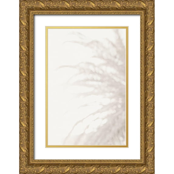 1x Studio III 11x14 Gold Ornate Wood Framed with Double Matting Museum Art Print Titled - Palm_008