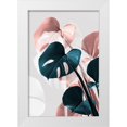 thumbnail image 1 of 1x Studio III 11x14 White Modern Wood Framed Museum Art Print Titled - Monstera Creative 17, 1 of 4