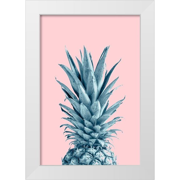 1x Studio III 11x14 White Modern Wood Framed Museum Art Print Titled - Pineapple Pink 06