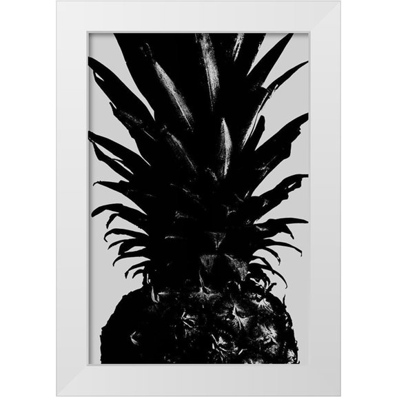 1x Studio III 11x14 White Modern Wood Framed Museum Art Print Titled - Pineapple bw