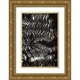 thumbnail image 1 of 1x Studio III 13x18 Gold Ornate Wood Framed with Double Matting Museum Art Print Titled - Fern Leaves_2, 1 of 4