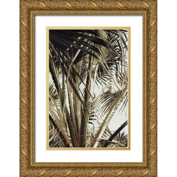 1x Studio III 13x18 Gold Ornate Wood Framed with Double Matting Museum Art Print Titled - Palmblad_006