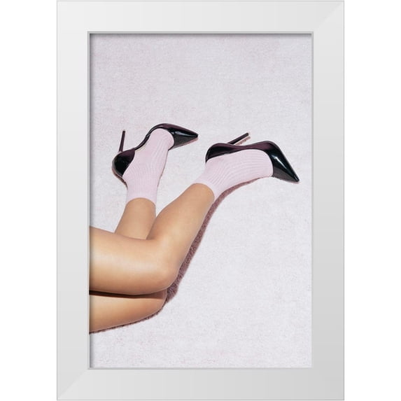 1x Studio III 13x18 White Modern Wood Framed Museum Art Print Titled - Pink Dreams #01