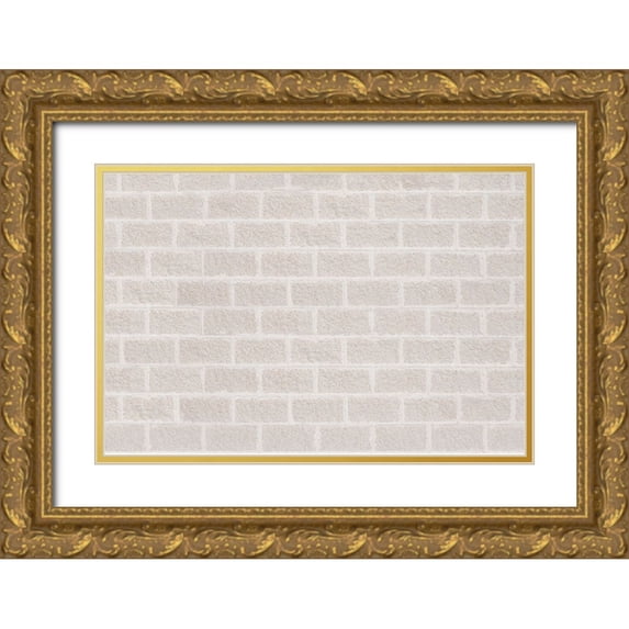 1x Studio III 14x11 Gold Ornate Wood Framed with Double Matting Museum Art Print Titled - Texture 25
