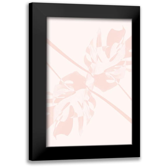 1x Studio III 17x24 Black Modern Framed Museum Art Print Titled - Monstera Kaleidoscope 05