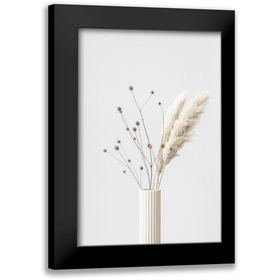 1x Studio III 17x24 Black Modern Framed Museum Art Print Titled - Thistle a Pampas 01