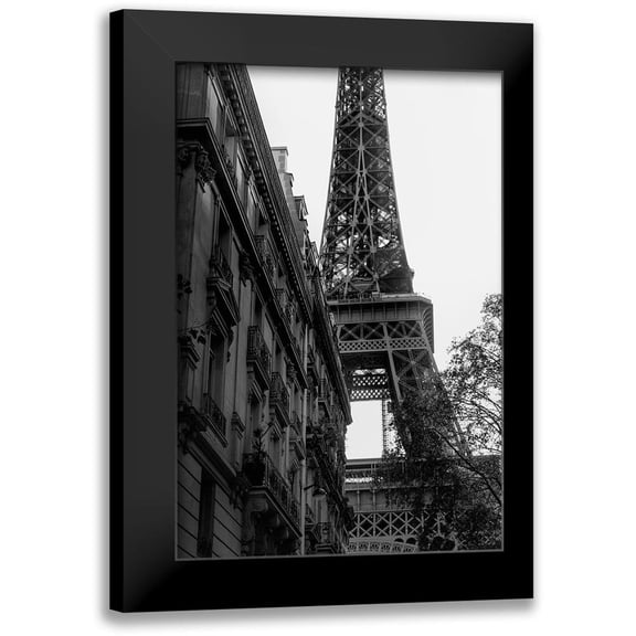 1x Studio III 17x24 Black Modern Framed Museum Art Print Titled - Tour Eiffel - Eiffel Tower