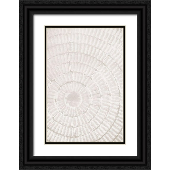 1x Studio III 17x24 Black Ornate Wood Framed with Double Matting Museum Art Print Titled - Pattern_plate_1