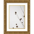 thumbnail image 1 of 1x Studio III 17x24 Gold Ornate Wood Framed with Double Matting Museum Art Print Titled - Thistle Grey 03, 1 of 4